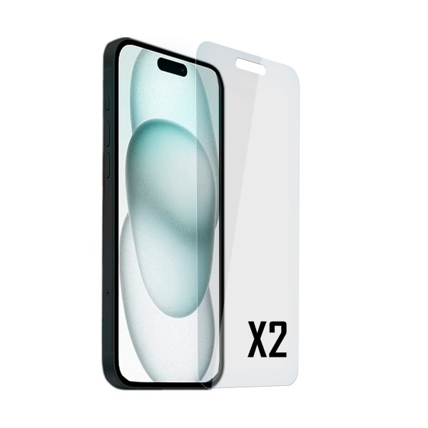Akashi protector de pantalla (x2) / apple iphone 15 plus