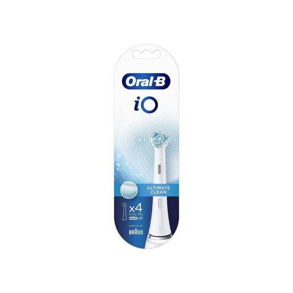 Oral B Recambio Io Ultimate Clean 4 Cabezales Blanco