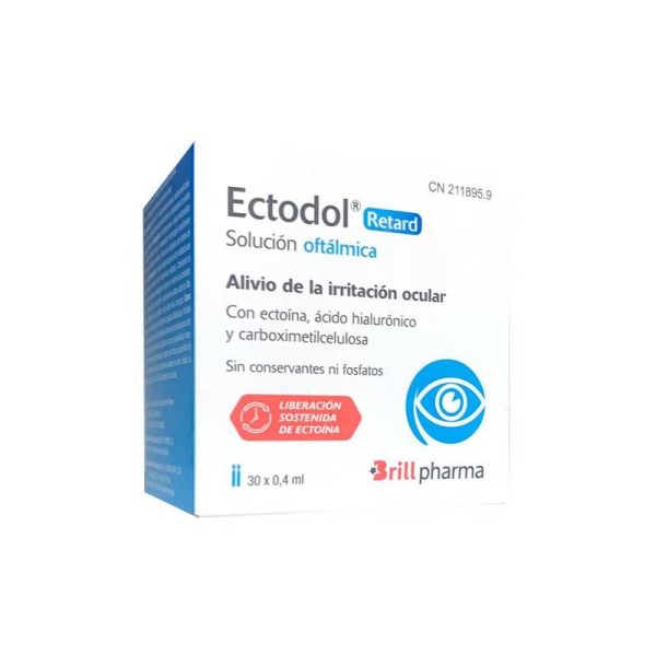 Ectodol Retard Solución Oftálmica Alivio Ojo Seco 30 Monodosis