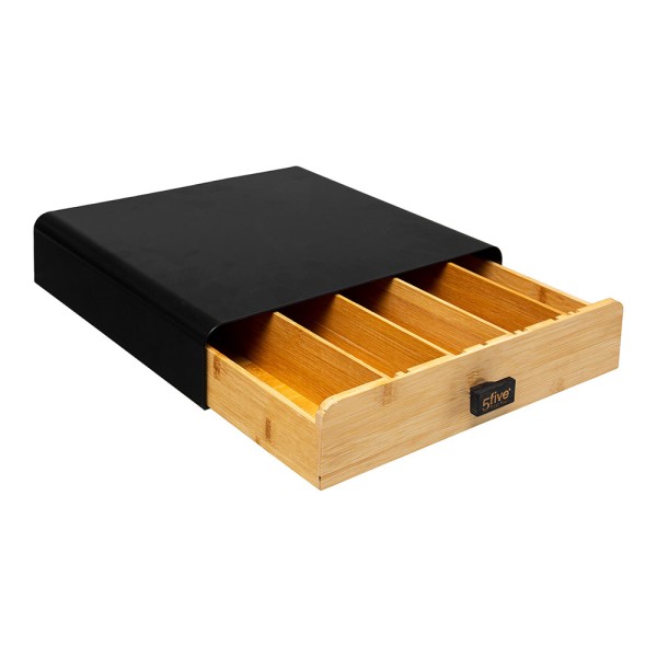 Caja de almacenamiento de todo tipo de cápsulas colección 'noir kitchen'
