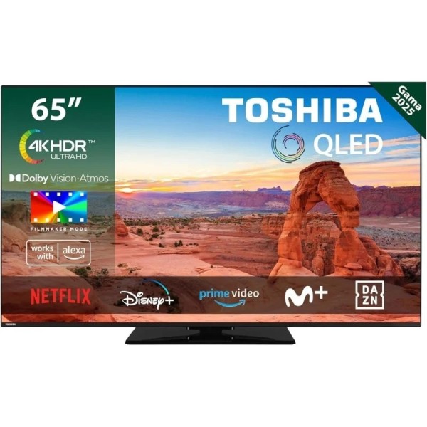 Toshiba tv 65" 65qv3463dg uhd qled smart tv peana