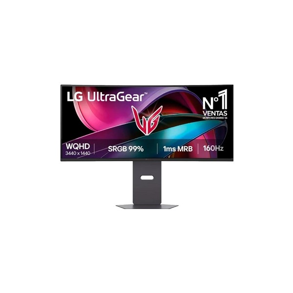 Lg 34g600a-b monitor34" wqhd 160hz  2hdmi dp aa cu
