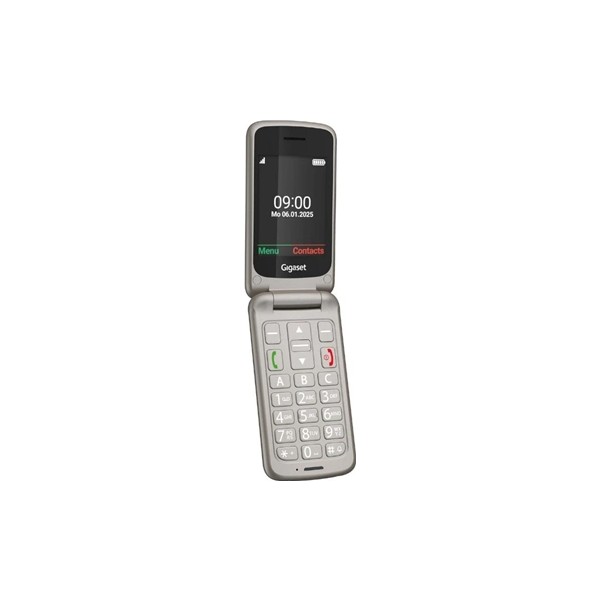 Gigaset móvil senior gl595 2.8" sim grey titanium