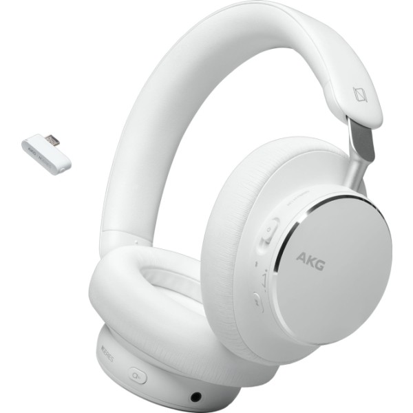Akg n9 hybrid white / auriculares inalámbricos con cancelación de ruido